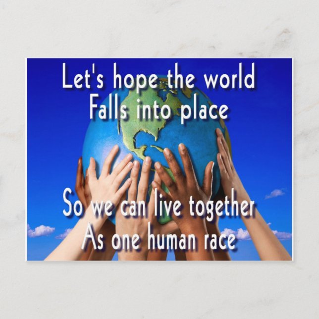 Carte Postale Une race humaine (Devant)