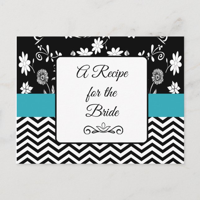 Carte Postale Une recette pour la Mariage mariée Recette Card (Devant)