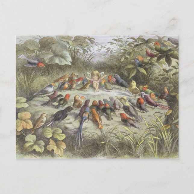 Carte Postale Une répétition en terre fée, illustration de "In F (Devant)