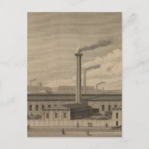 Carte Postale Une roue Whitney and Sons'Car Works