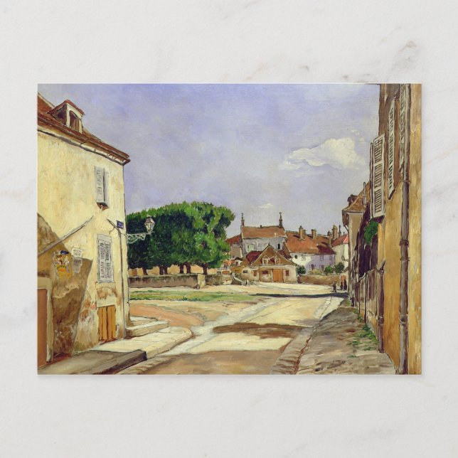 Carte Postale Une rue à Avallon (Devant)