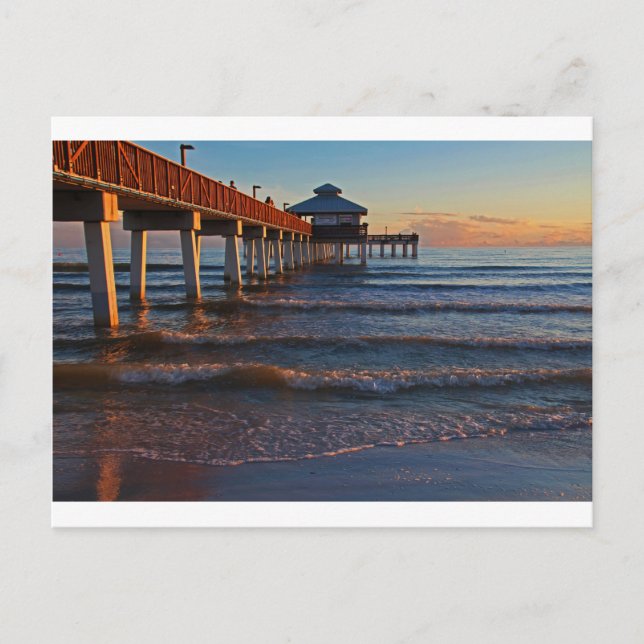 Carte Postale Une ruée de vagues (Devant)