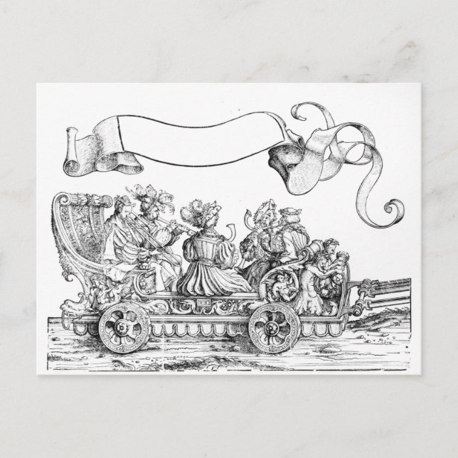 Carte Postale Une scène de la procession triomphale de Maximilie (Devant)