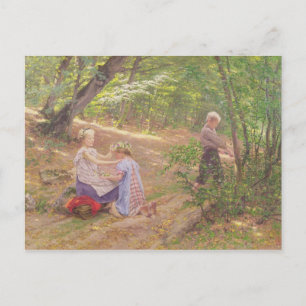 Carte Postale Une terre de fleurs, 19ème siècle