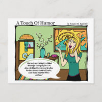 "Une touche d'Humour" - Bande dessinée de massage