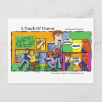 "Une touche d'Humour" Mall Chair Massage Comic