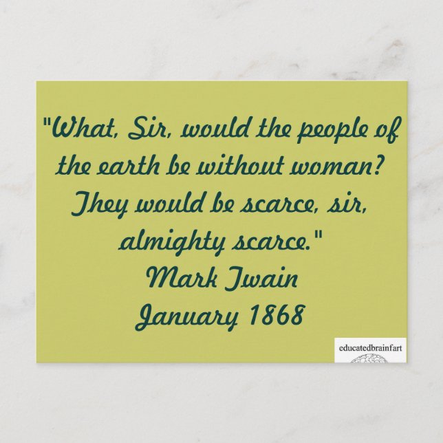 Carte Postale Une vérité (Devant)