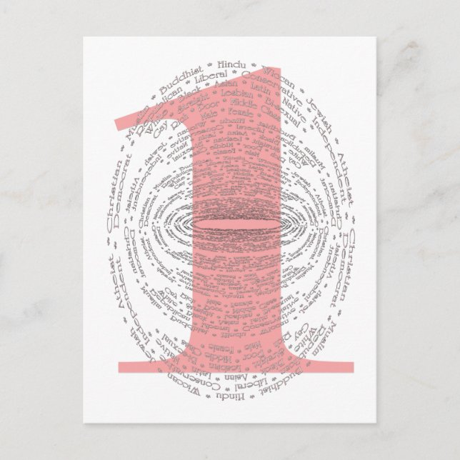 Carte Postale Une - Version rose (Devant)