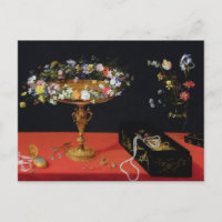 Une vie morte d'une Tazza aux fleurs