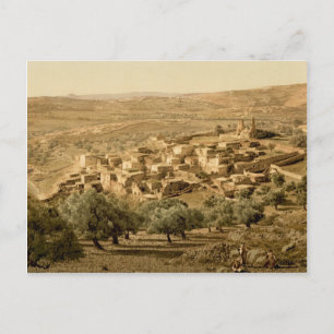 Carte Postale Une vieille photo en couleur de Bethany, en Terre 