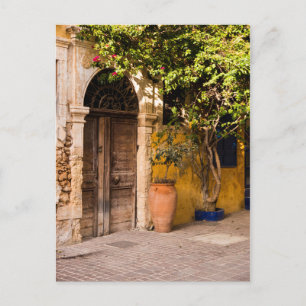 Carte Postale Une vieille porte européenne