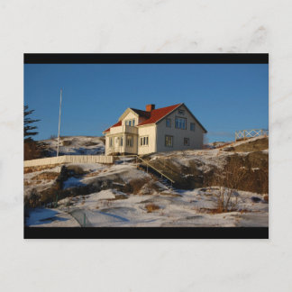 Carte Postale Une villa en hiver.
