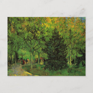 Carte Postale Une voie dans le jardin public d'Arles par van Gog