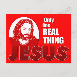Carte Postale Une Vraie Chose : Jésus