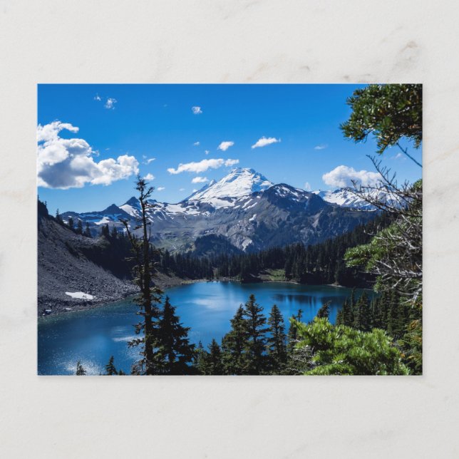 Carte Postale Une vue alpine de Baker de Mt de lac baker (Devant)