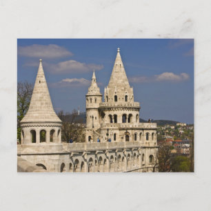 Carte Postale Une vue de Budapest depuis la colline du château.