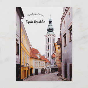 Carte Postale Une vue de Cesky Krumlov République tchèque