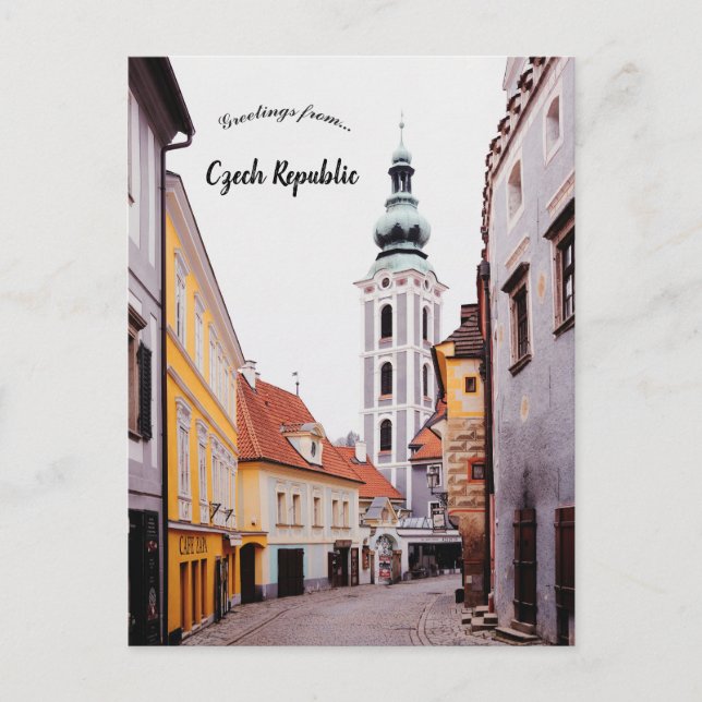 Carte Postale Une vue de Cesky Krumlov République tchèque (Devant)