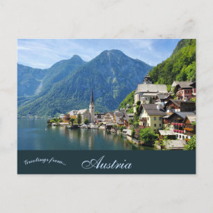 Carte Postale Une vue de Hallstatt Autriche