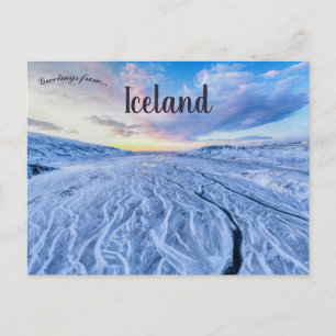 Carte Postale Une vue de l'Islande