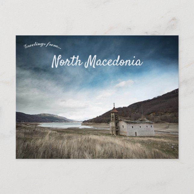 Carte Postale Une vue de Mavrovo Macédoine du Nord (Devant)