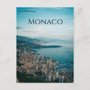 Carte Postale Une vue de Monaco