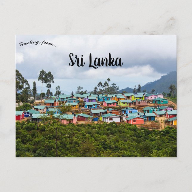 Carte Postale Une vue de Ragala Sri Lanka (Devant)