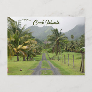 Carte Postale Une vue de Rarotonga Îles Cook