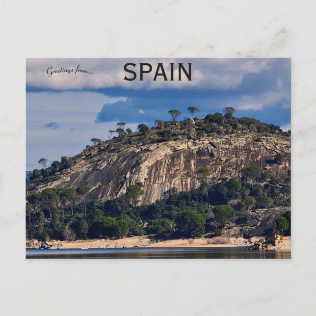 Carte Postale Une vue de Sierra Oeste Madrid Espagne (Devant)
