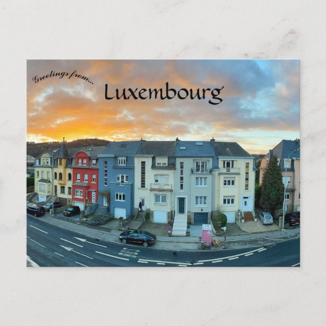 Carte Postale Une vue de Walferdange Luxembourg (Devant)