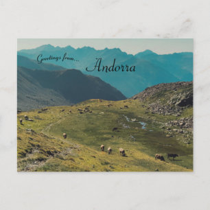 Carte Postale Une vue d'Ordino Andorre