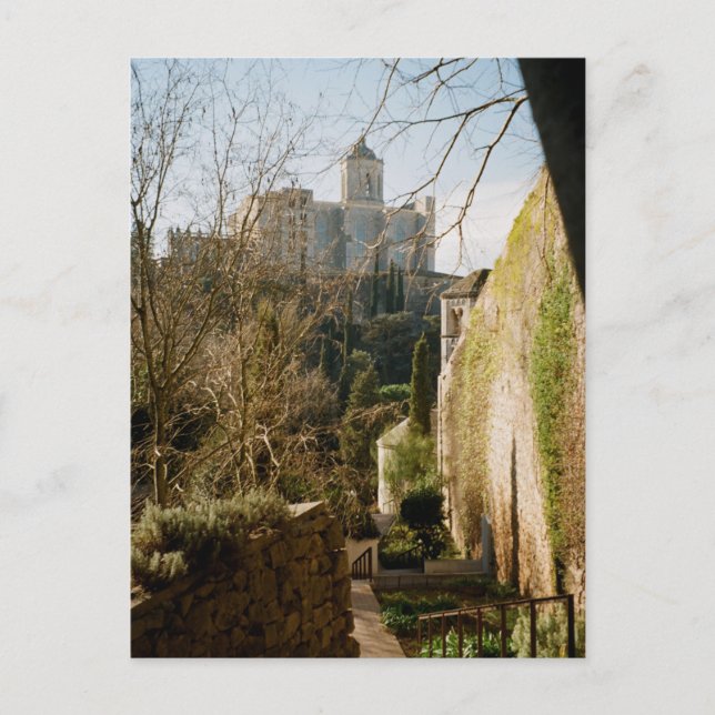 Carte Postale Une vue fantastique de Gérone (Devant)