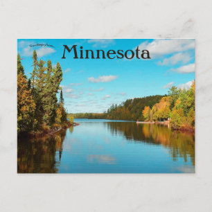 Carte Postale Une vue sur le lac Sawbill Minnesota