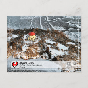 Carte Postale UNESCO - Canal Rideau - Cathcart Tower, Cèdre I.