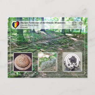 Carte Postale UNESCO - Forteresses Daciennes - Luncani-Piatra Ro