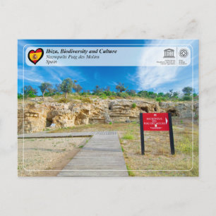 Carte Postale UNESCO - Ibiza/Eivissa, Nécropole Puig des Molins