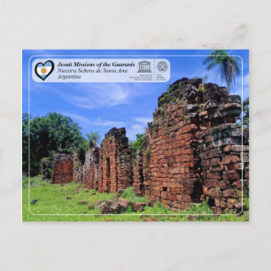 Carte Postale UNESCO - Missions jésuites de la Guarani