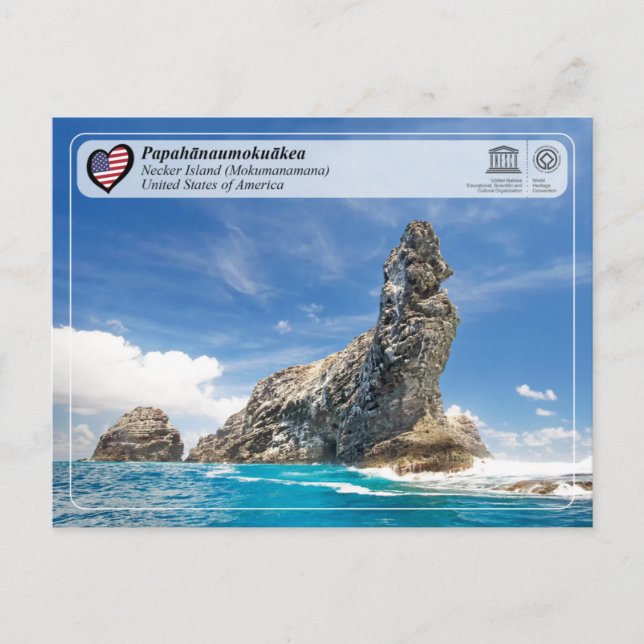 Carte Postale UNESCO - Papahānaumokuākea - Voiture postale de l' (Devant)