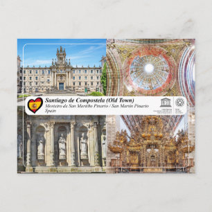 Carte Postale UNESCO UHS - Mosteiro de San Martiño Pinario