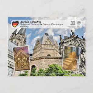 Carte Postale UNESCO WHS - Aix-la-Chapelle Cathedral
