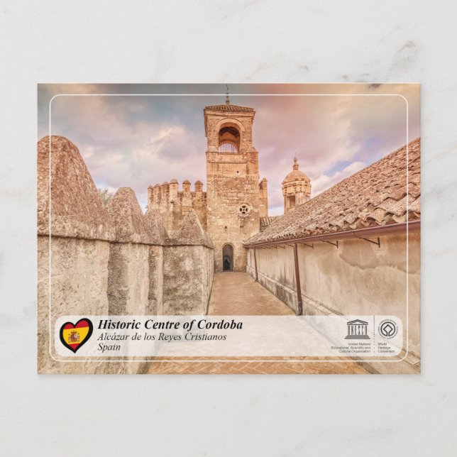 Carte Postale UNESCO WHS - Alcázar de los Reyes Cristianos (Devant)