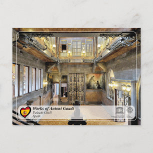 Carte Postale UNESCO WHS - Antoni Gaudí - Palais Güell