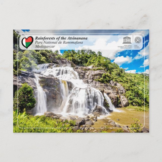 Carte Postale UNESCO WHS - Atsinanana - Parc national de Ranomaf (Devant)