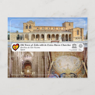 Carte Postale UNESCO WHS - Ávila - Basílica de San Vicente