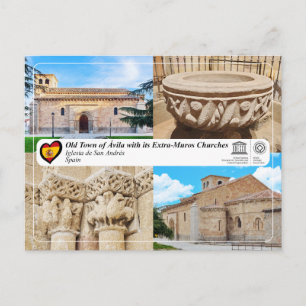 Carte Postale UNESCO WHS - Ávila - Iglesia de San Andrés