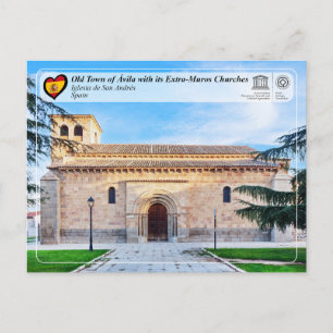 Carte Postale UNESCO WHS - Ávila - Iglesia de San Andrés