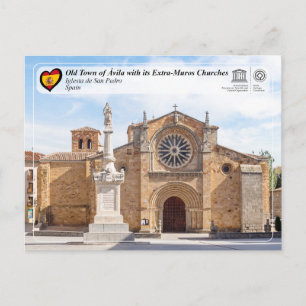 Carte Postale UNESCO WHS - Ávila - Iglesia de San Pedro
