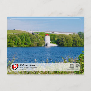 Carte Postale UNESCO WHS - Canal Rideau - Fort Henry, Kingston