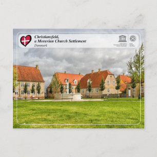 Carte Postale UNESCO WHS - Christiansfeld - Église morave