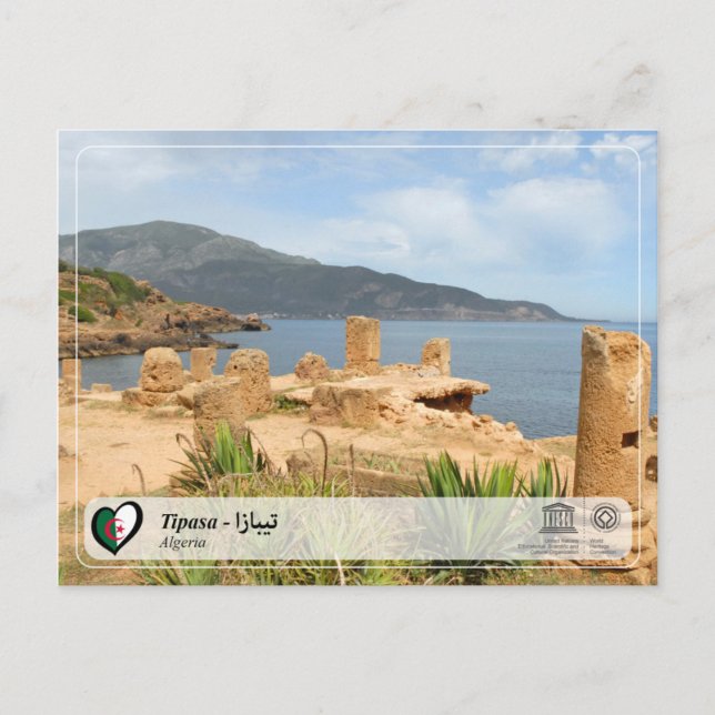 Carte Postale UNESCO WHS - EAU - Tipasa - Flacer (Devant)